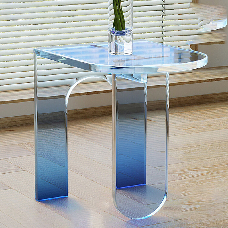14" Wide Glam Side Table 3 Legs Acrylic Accent Side Table for Bedroom