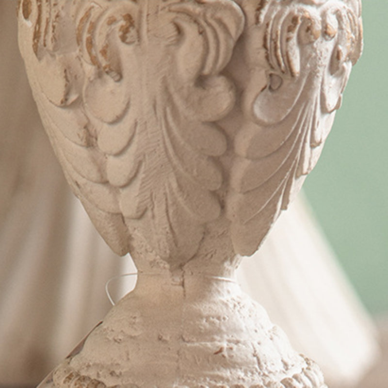 Round Solid Wood Side Table 24.8" Tall Pedestal Side End Snack Table