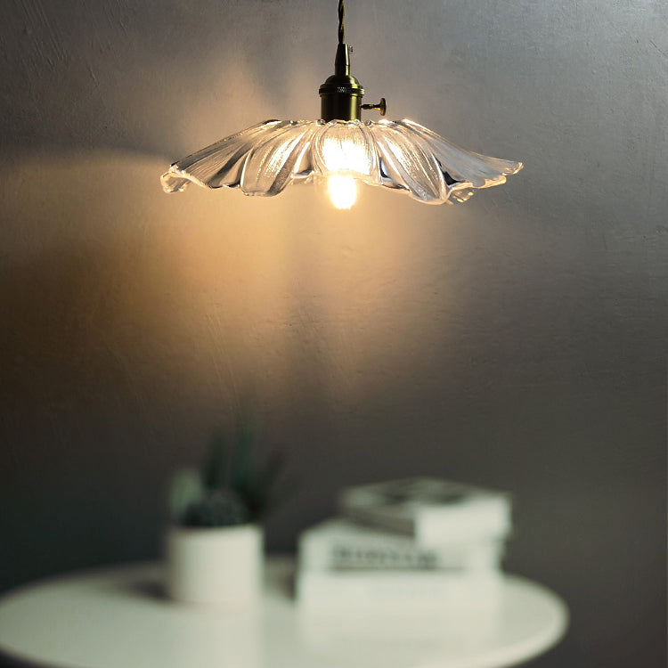 Nordic Ceiling Light Glass Shade Flush Mount Light Fixture for Bedroom Corridor