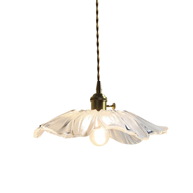 Nordic Ceiling Light Glass Shade Flush Mount Light Fixture for Bedroom Corridor