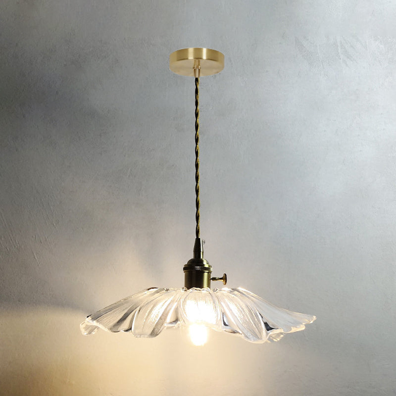 Nordic Ceiling Light Glass Shade Flush Mount Light Fixture for Bedroom Corridor