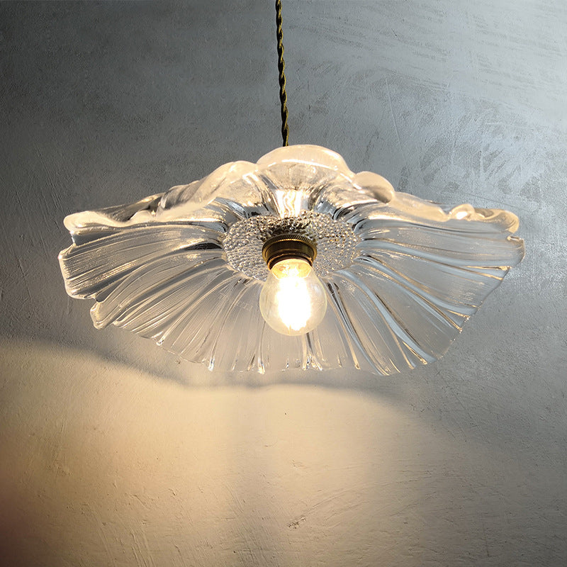 Nordic Ceiling Light Glass Shade Flush Mount Light Fixture for Bedroom Corridor