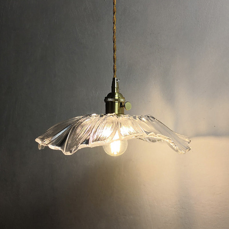 Nordic Ceiling Light Glass Shade Flush Mount Light Fixture for Bedroom Corridor
