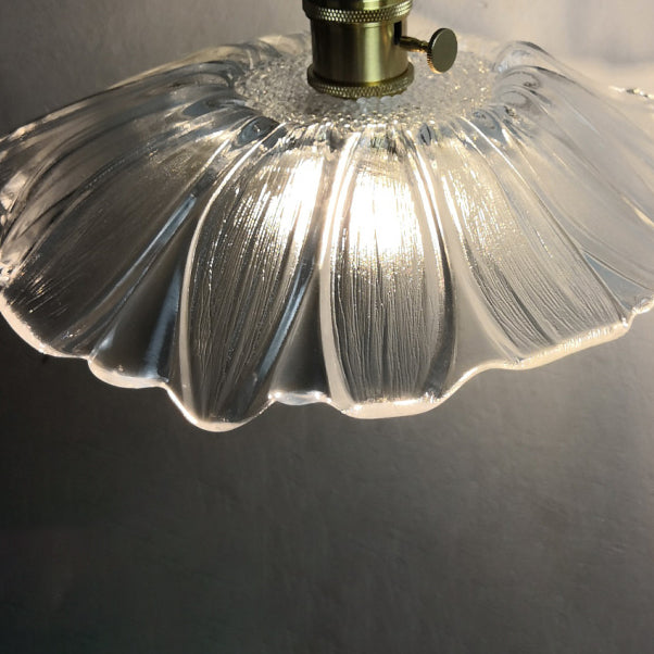 Nordic Ceiling Light Glass Shade Flush Mount Light Fixture for Bedroom Corridor