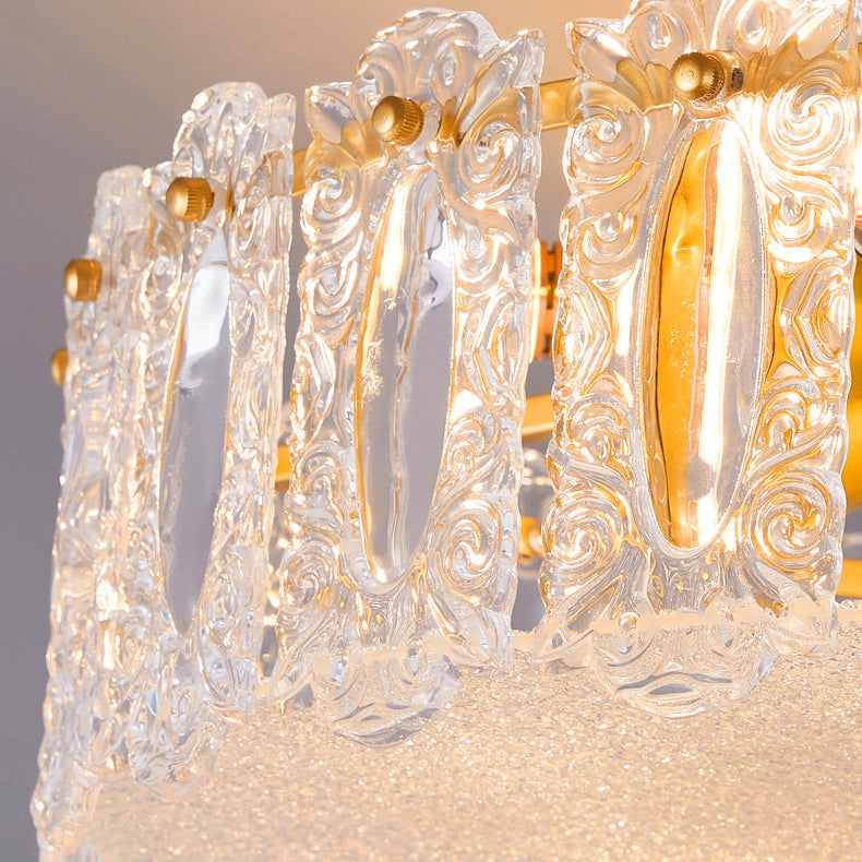 Nordic Creative Ceiling Light Golden Flush Mount Light Fixture for Bedroom