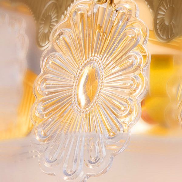 Nordic Creative Ceiling Light Golden Flush Mount Light Fixture for Bedroom