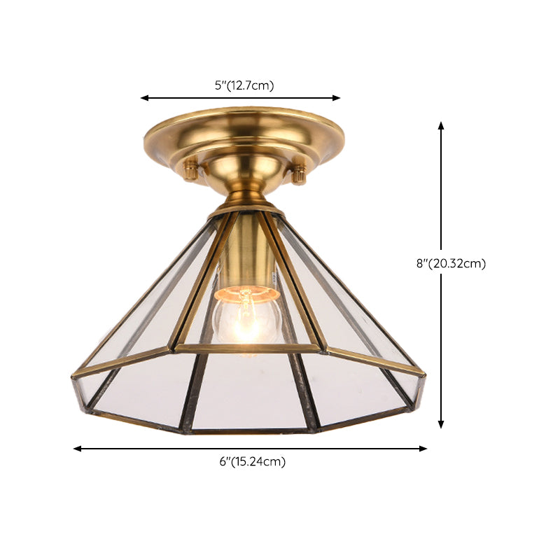 Contemporary Ceiling Light Minimalist Flush Mount Light Fixture for Bedroom