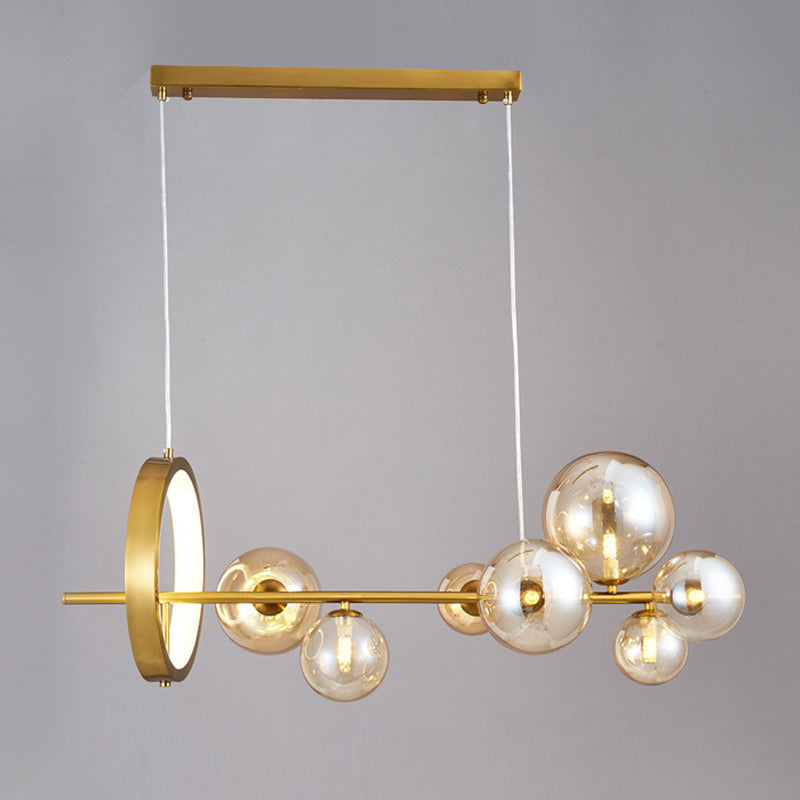 Modern Style Island Pendants Glass Pendant Lights for Dining Room