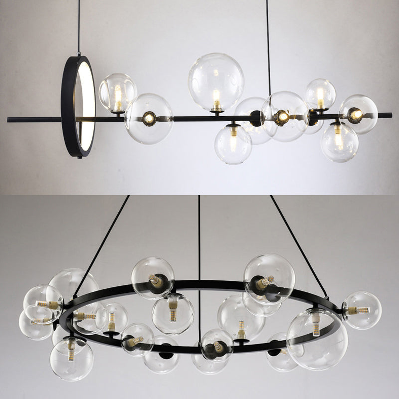 Modern Style Island Pendants Glass Pendant Lights for Dining Room