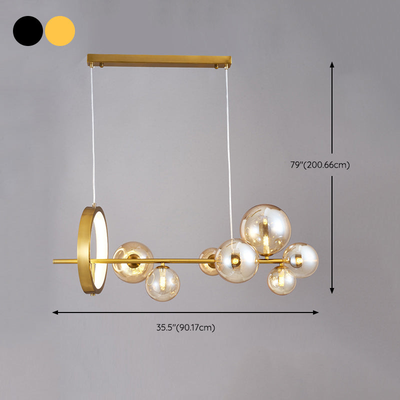 Modern Style Island Pendants Glass Pendant Lights for Dining Room