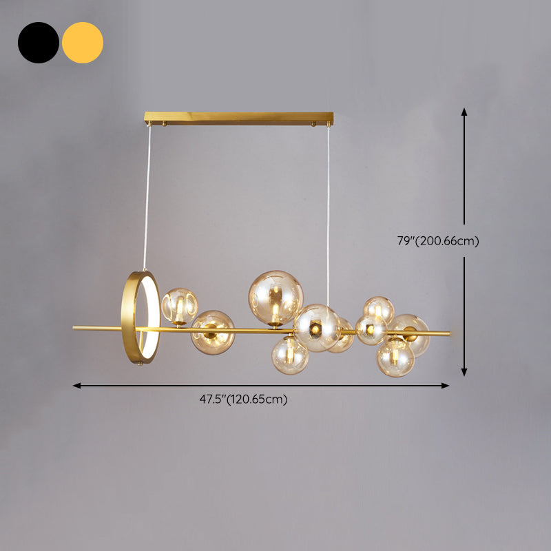 Modern Style Island Pendants Glass Pendant Lights for Dining Room