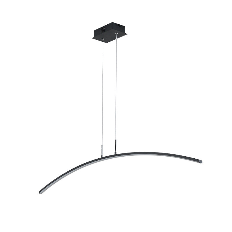 Modern Kitchen Island Lighting Black/White LED Ceiling Light for Foyer