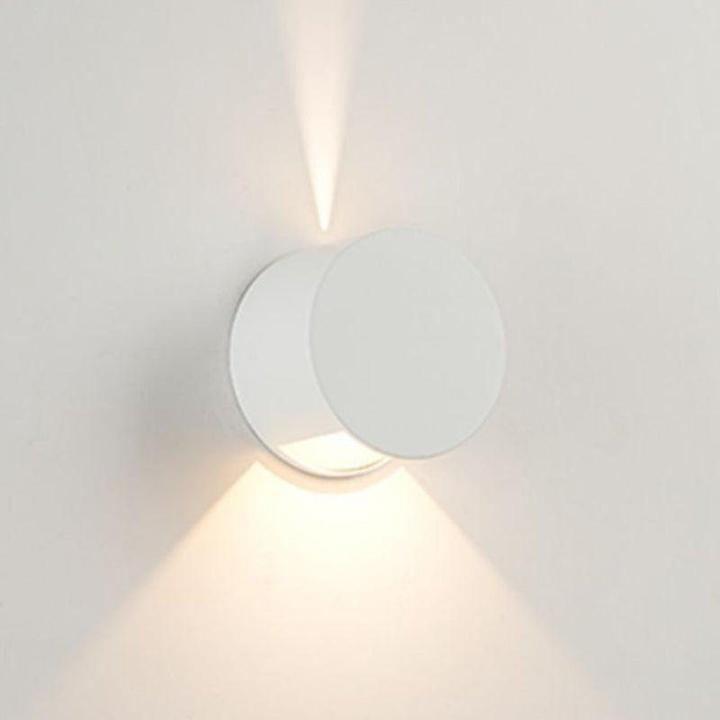 Nordic Style Aluminum Wall Light Circle Shape LED Wall Lamp for Outdoor