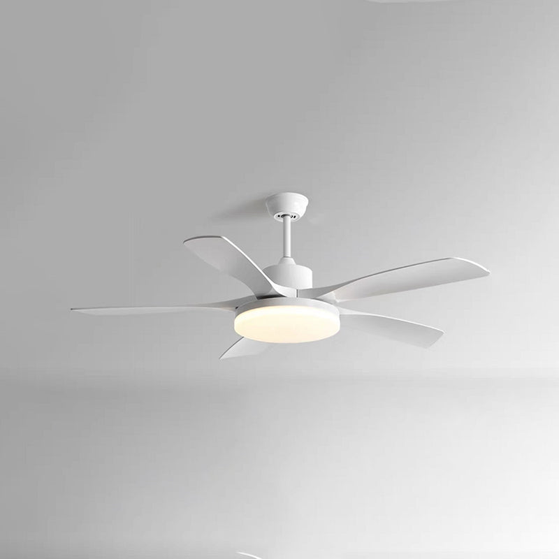 Nordic Ceiling Fan Light Fixture Simple Wooden LED Ceiling Lamp for Bedroom