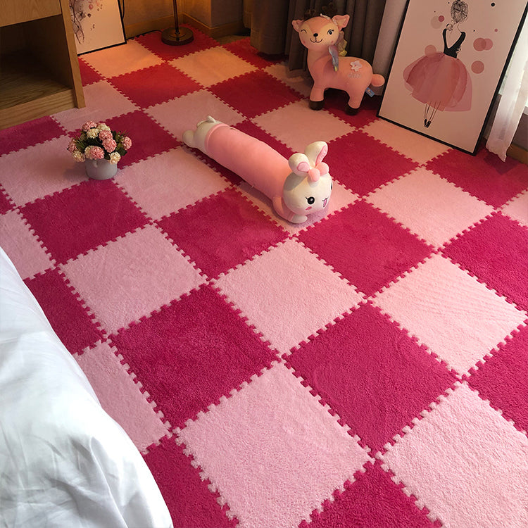 Modern Level Loop Carpet Tile Interlocking Non-Skid Tiles and Carpet