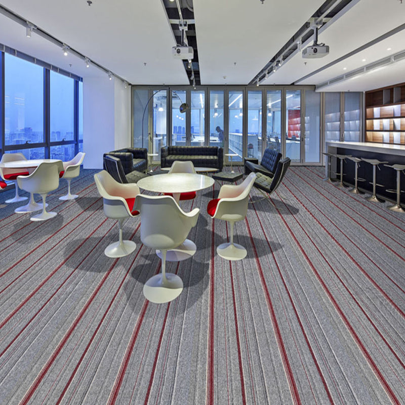 Dark Color Level Loop Carpet Tile Non-Skid Self Adhesive Indoor Office Carpet Tiles