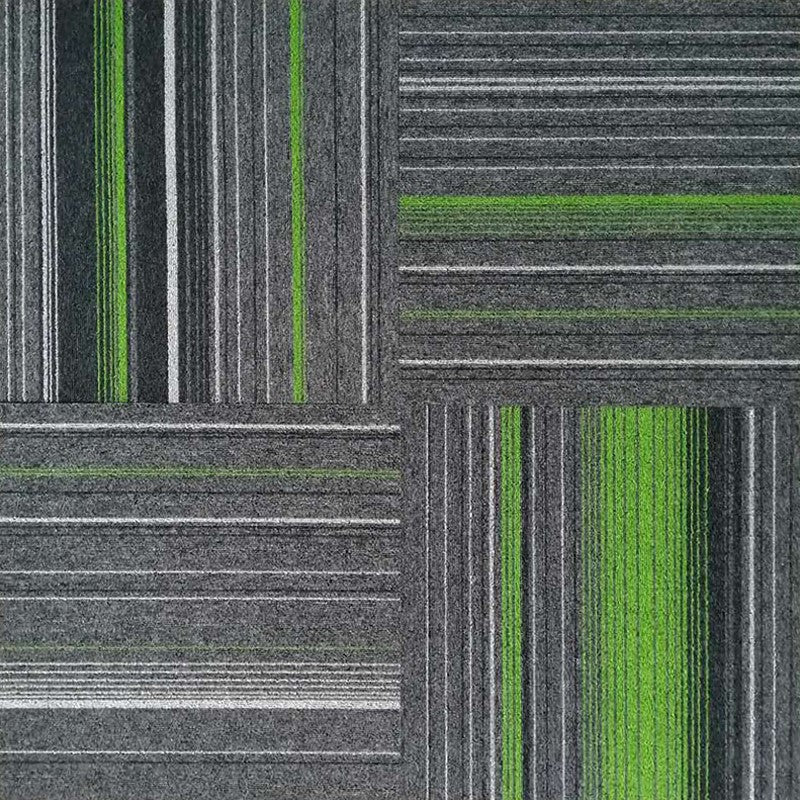 Office Level Loop Carpet Tile Multi-Color Fade Resistant Loose Lay Indoor Carpet Tiles