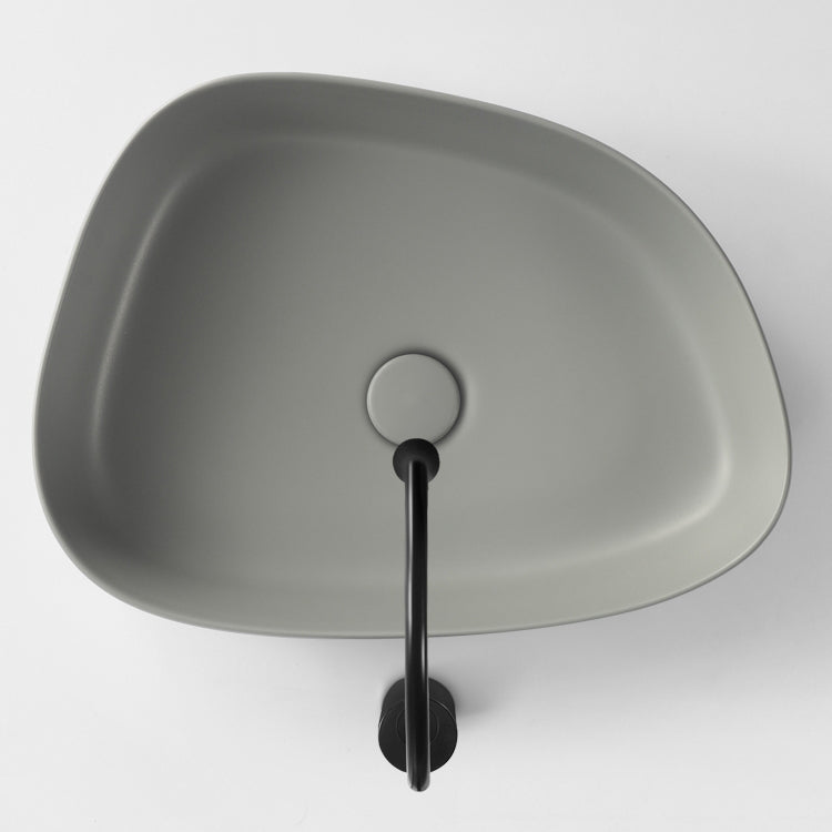 Modern Vessel Bathroom Sink Porcelain Specialty Shut-Off Valve Included Basin Sink