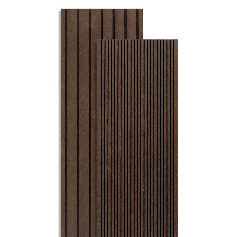 Rectangle Composite Deck Plank 157.5" x 5.5" Outdoor Patio Flooring Plank