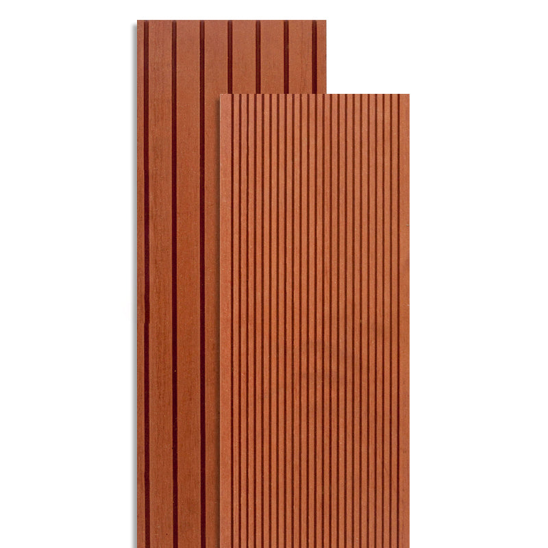 Rectangle Composite Deck Plank 157.5" x 5.5" Outdoor Patio Flooring Plank