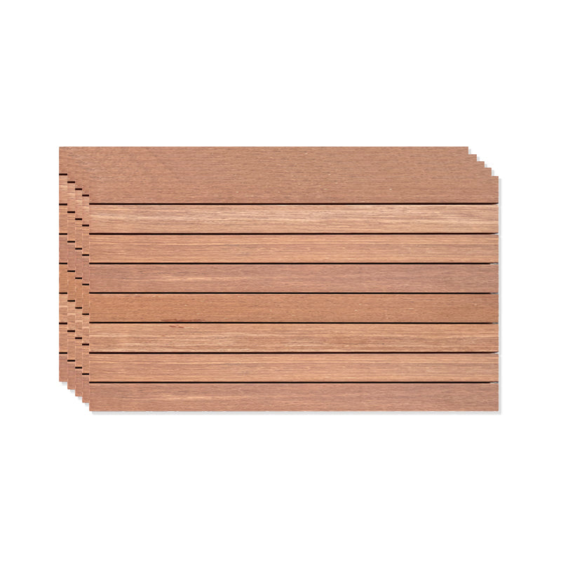 Outdoor Patio Wooden Decking Tiles Interlocking Flooring Plank