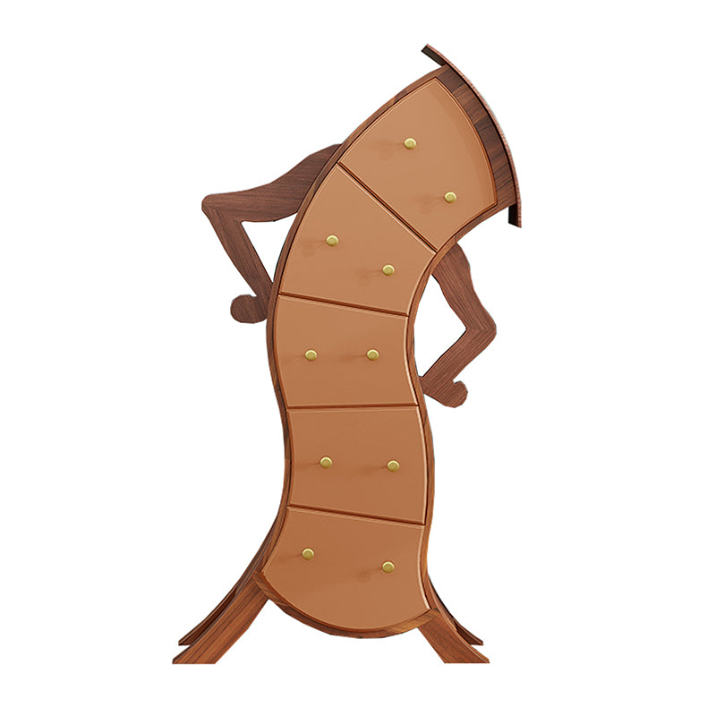 Ultra-Modern Lingerie Chest Birch Vertical Storage Chest Dresser for Bedroom