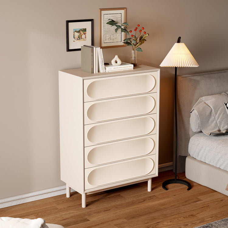 Ultra-Modern Double Dresser Birch Storage Chest Dresser for Bedroom