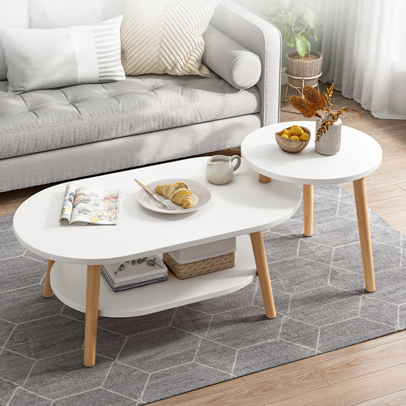 Modern Coffee or End Table Artificial Wood Coffee Table with 4 Legs