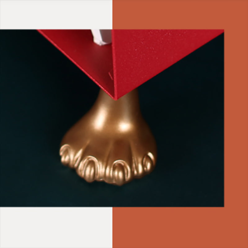 1 Shelf Metal Horizontal Bookshelf Standard Glam Closed Back Bookcase