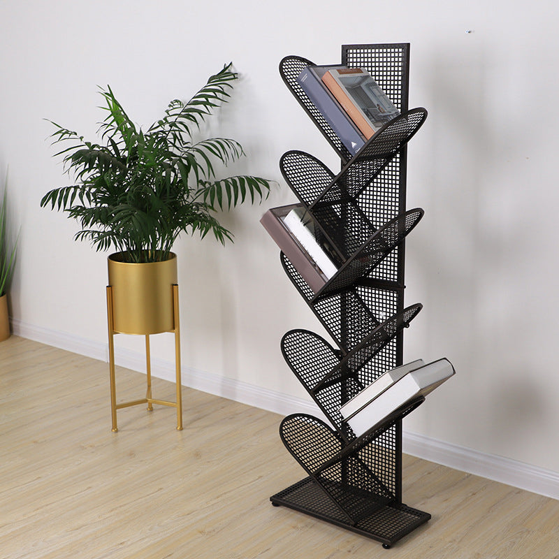 Modern Style Shelf Bookcase Metal Etagere Bookshelf with Shelves