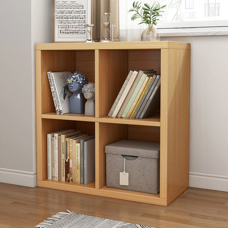 Modern Closed Back Bookcase Engineered Wood Bookshelf with Shelves for Home Office
