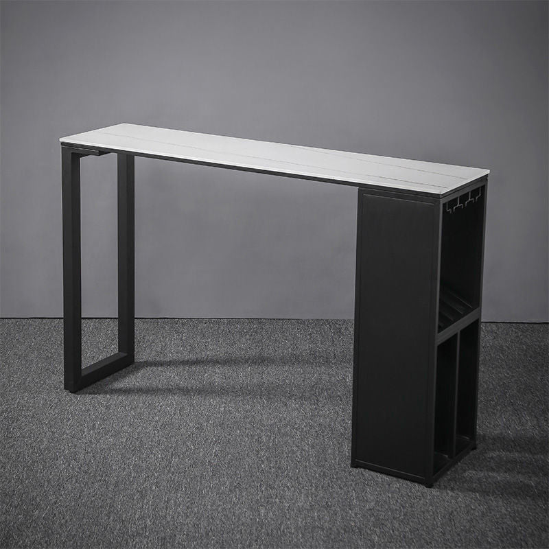 Sintered Stone Bar Table Rectangle Dining Table for Kitchen Living Room Coffee Room