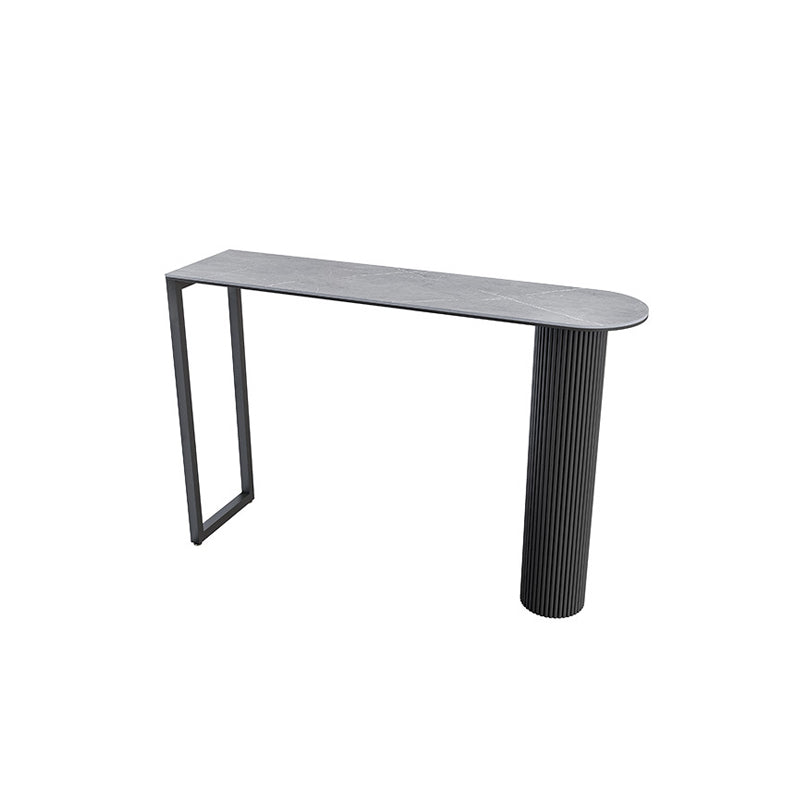 Stone Bar Table Specialty Contemporary Pub Table for Cafe and Breakroom