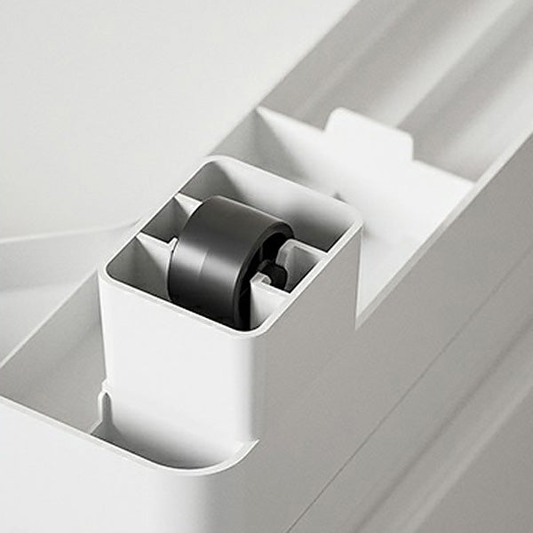 Modern Bedroom Matte Finish Cabinet Plastic Non-Hanging Armoire