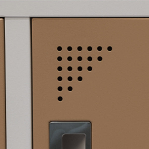 Modern Metal Hinged Door Storage Cabinet Matte Finish Cabinet for Home