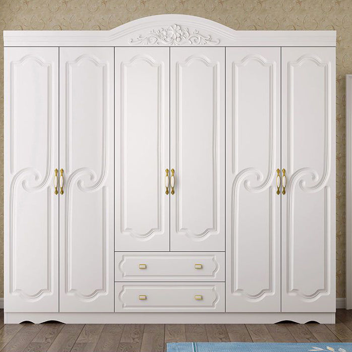 Engineered Wood Wardrobe Cabinet French Country Wardrobe Armoire