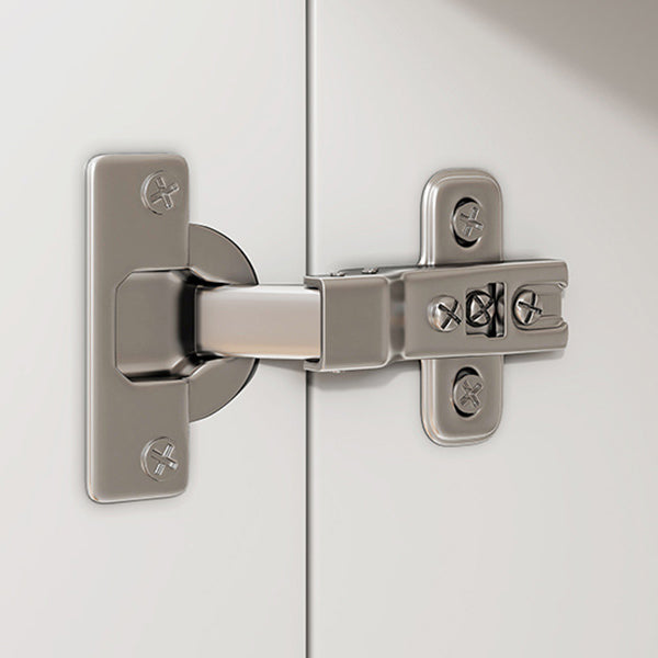 White Wardrobe Armoire with Shelves Engineered Wood Wardrobe Cabinet