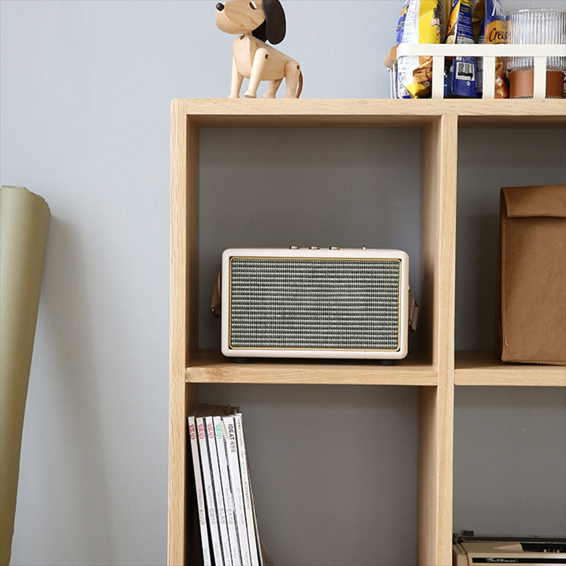 Contemporary Wooden Bookshelf Standard Bookcase with Shelves