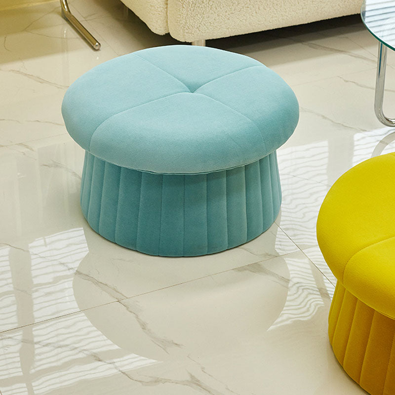 Modern Multi Colors Pouf Round Resistant Pouf for Drawing Room