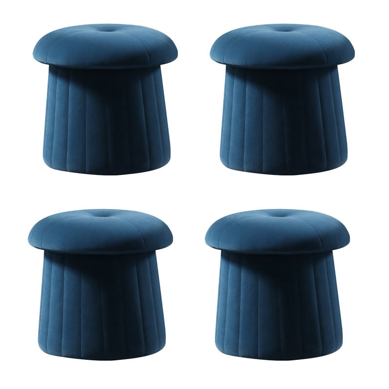 Modern Multi Colors Pouf Round Resistant Pouf for Drawing Room