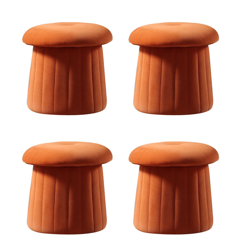 Modern Multi Colors Pouf Round Resistant Pouf for Drawing Room