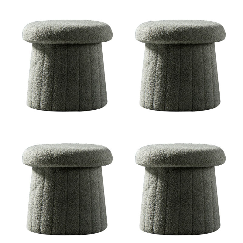 Modern Multi Colors Pouf Round Resistant Pouf for Drawing Room