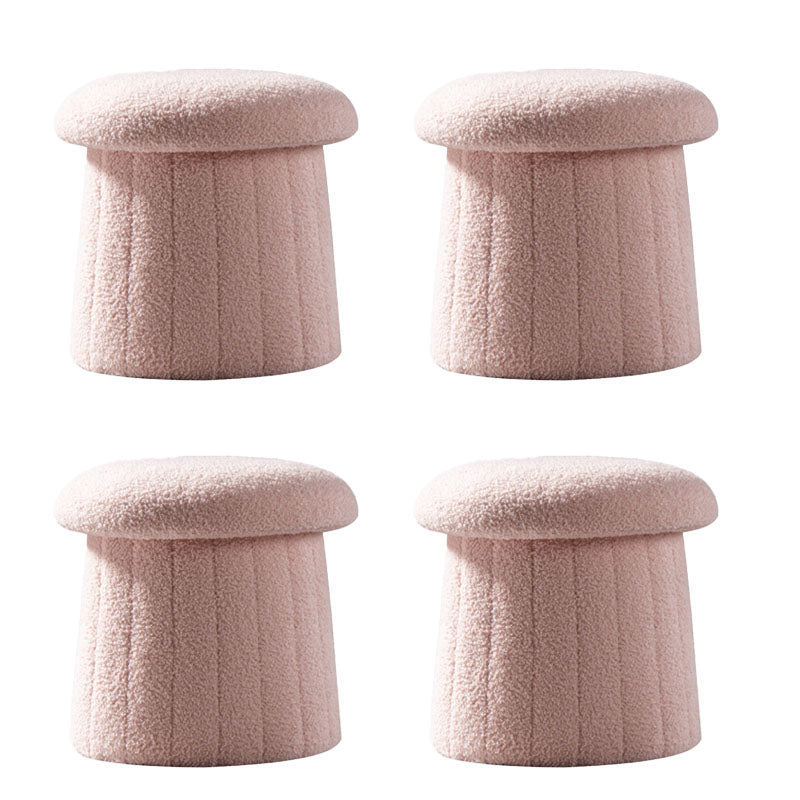 Modern Multi Colors Pouf Round Resistant Pouf for Drawing Room