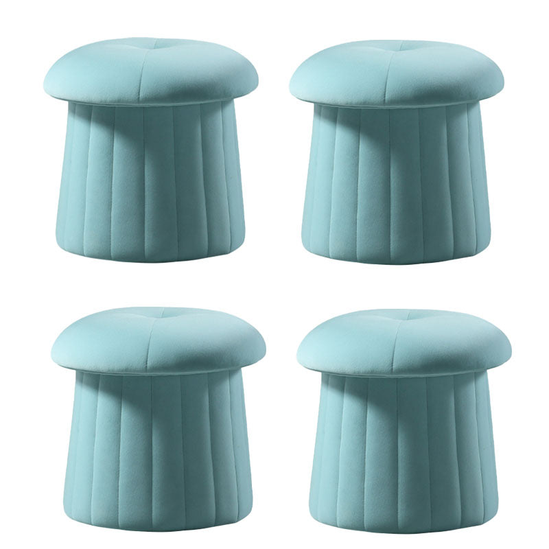 Modern Multi Colors Pouf Round Resistant Pouf for Drawing Room