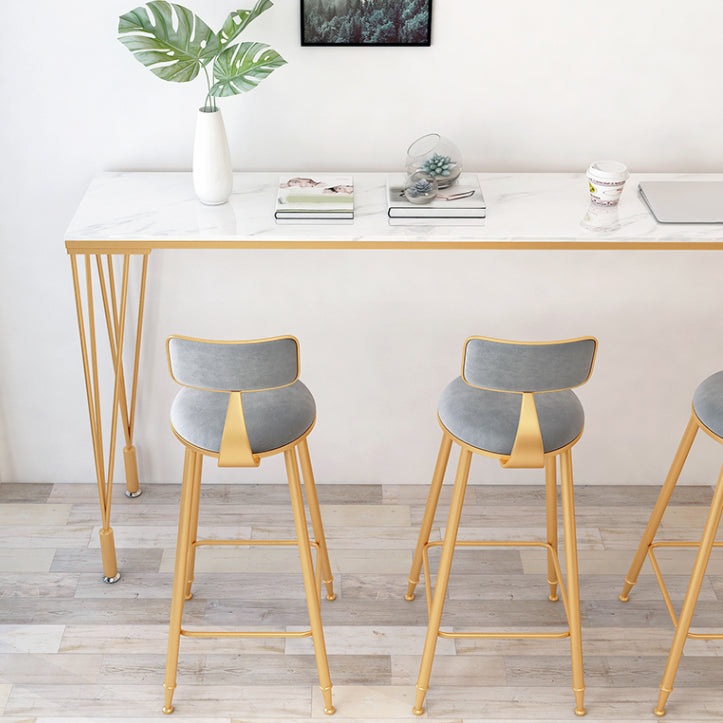 Faux Marble Pub Dining Set 1/4 Pieces Counter Height Pub Set