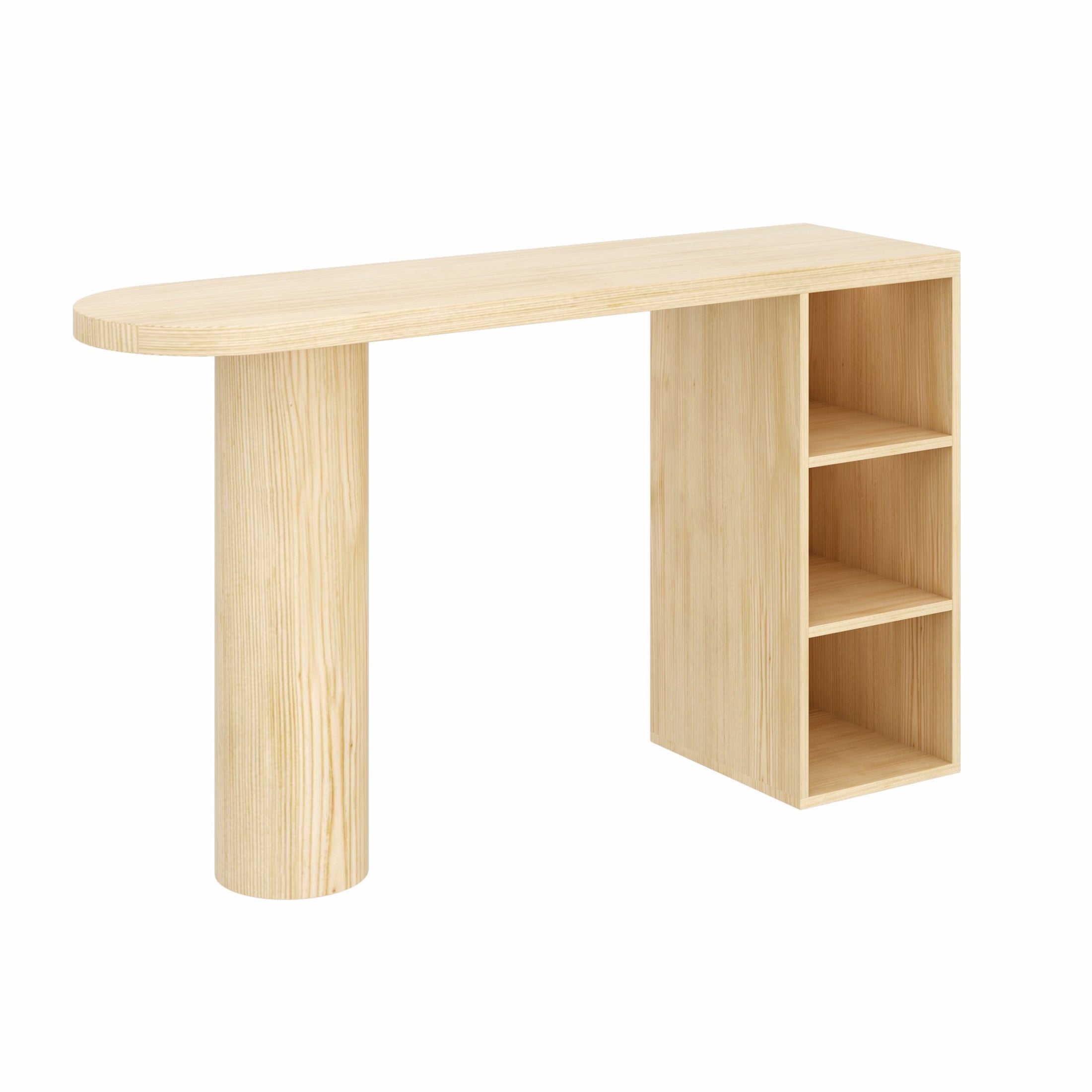 Contemporary Bar Set 1/2 Pieces Solid Wood Pub table with Upholstered Stools