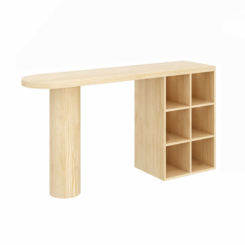 Contemporary Bar Set 1/2 Pieces Solid Wood Pub table with Upholstered Stools