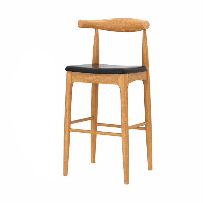 Contemporary Bar Set 1/2 Pieces Solid Wood Pub table with Upholstered Stools