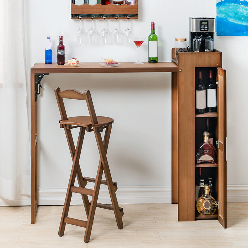 Contemporary Bar Table Set 1/2/3 Pieces Counter Height Pub Set