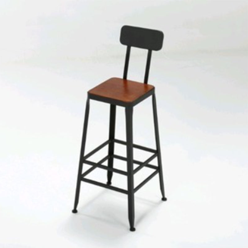 Industrial Bar Table Set 1/4 Pieces Solid Wood Rectangle Table and Stool Set